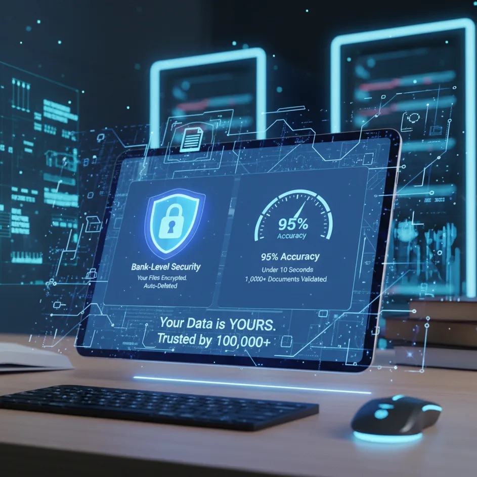 Professional-Grade Accuracy with Bank-Level Security